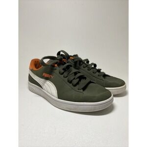 Puma Kids Smash V2 Buck Jr 365182-05 Forest Ni/Puma Wh/Firecracr Size 6C